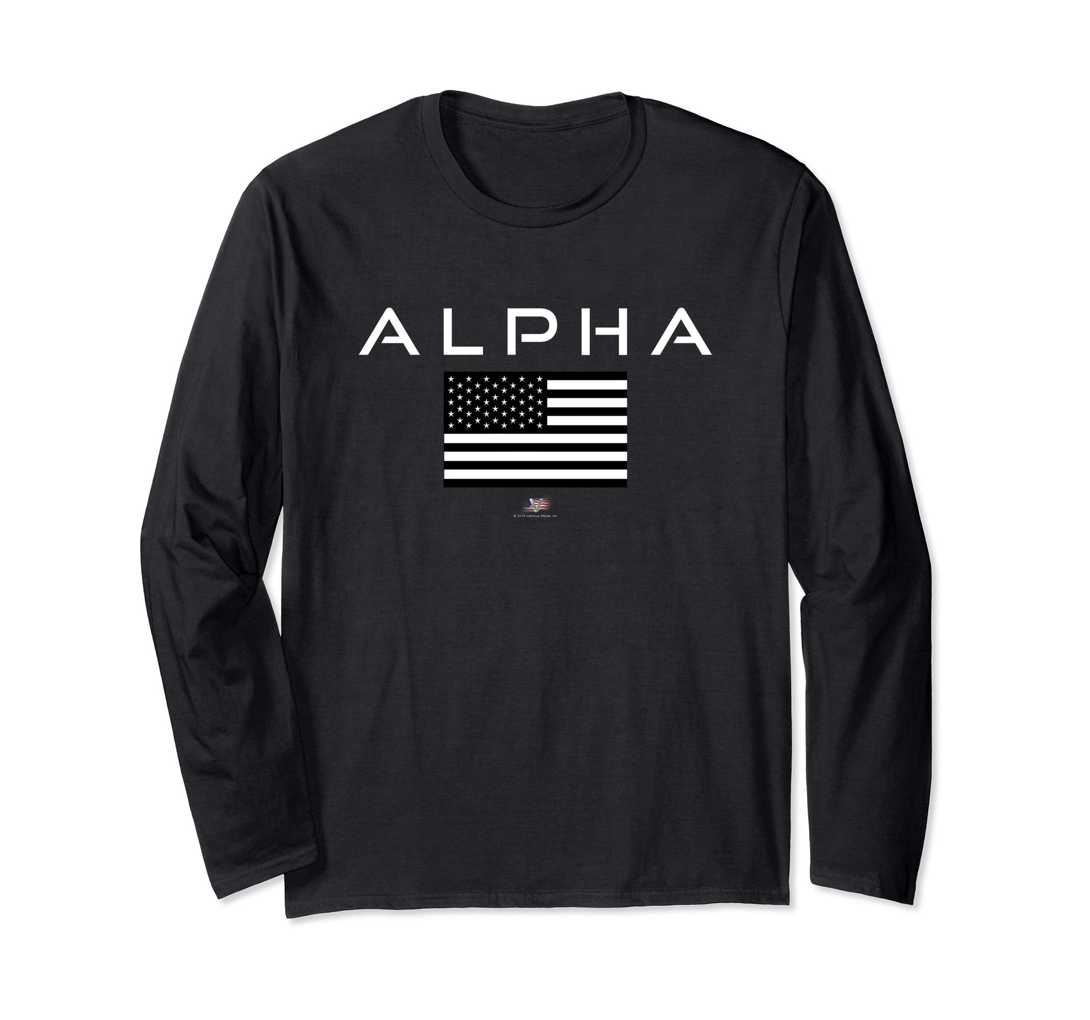 VTV- Alpha American Flag Long Sleeve T-Shirt