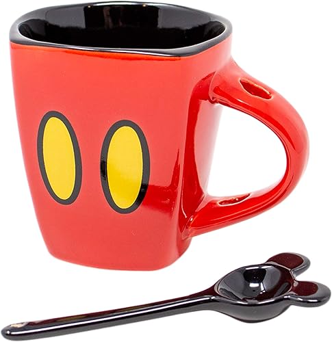 Miniatura 2 de Disney Mickey Mouse Shorts - Taza de 11 onzas con cuchara
