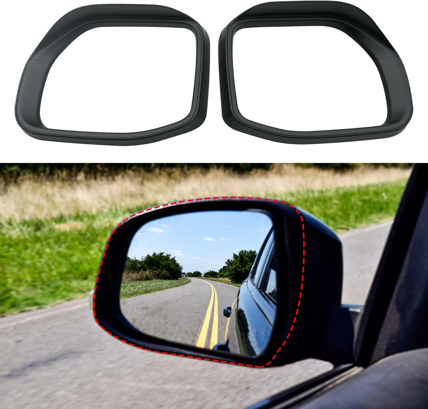 YUANTUO Car Side Mirror Rain Guard, Fit for Ford Bronco