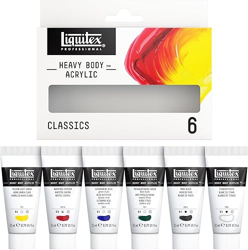 Miniatura 7 de Juego de 4 acrílicos Liquitex profesionales de cuerpo de pesado