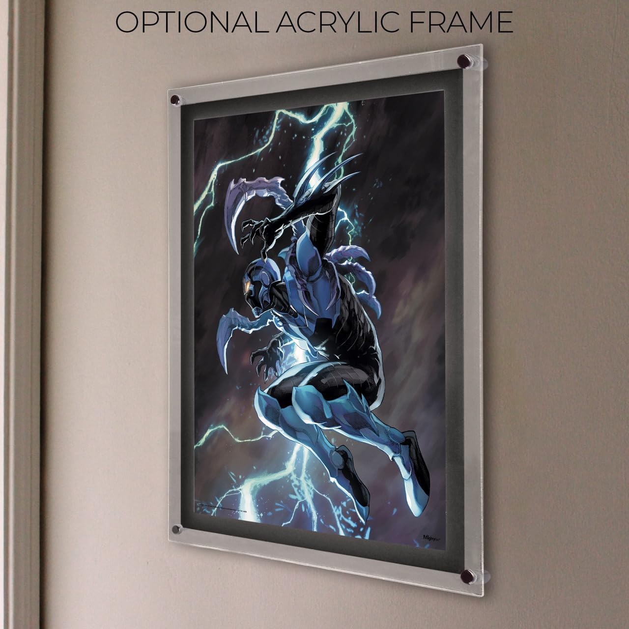 Amazon.com: MIGHTYPRINT DC Comics – Justice League – Blue Beetle