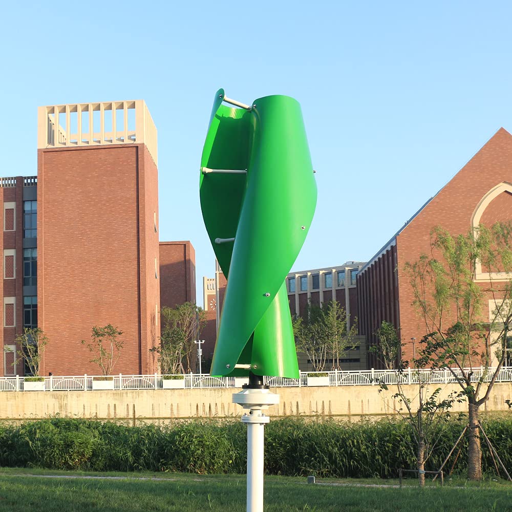 1000W Vertikale Windkraftanlage 48V - Mit Wechselrichter Für Haus & Hof