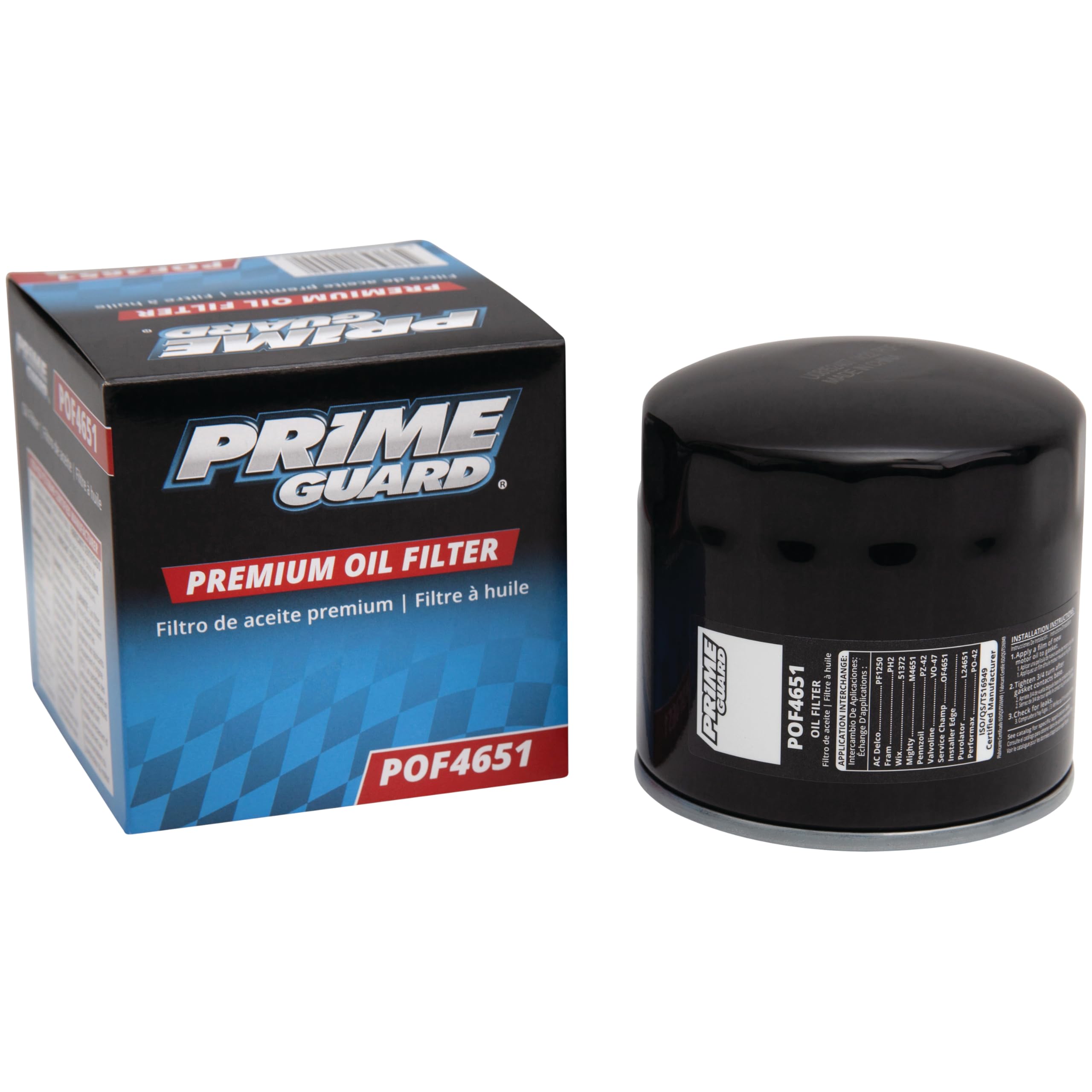 Amazon.com: POF4651 PRIME GUARD OIL FILTER : Automotive