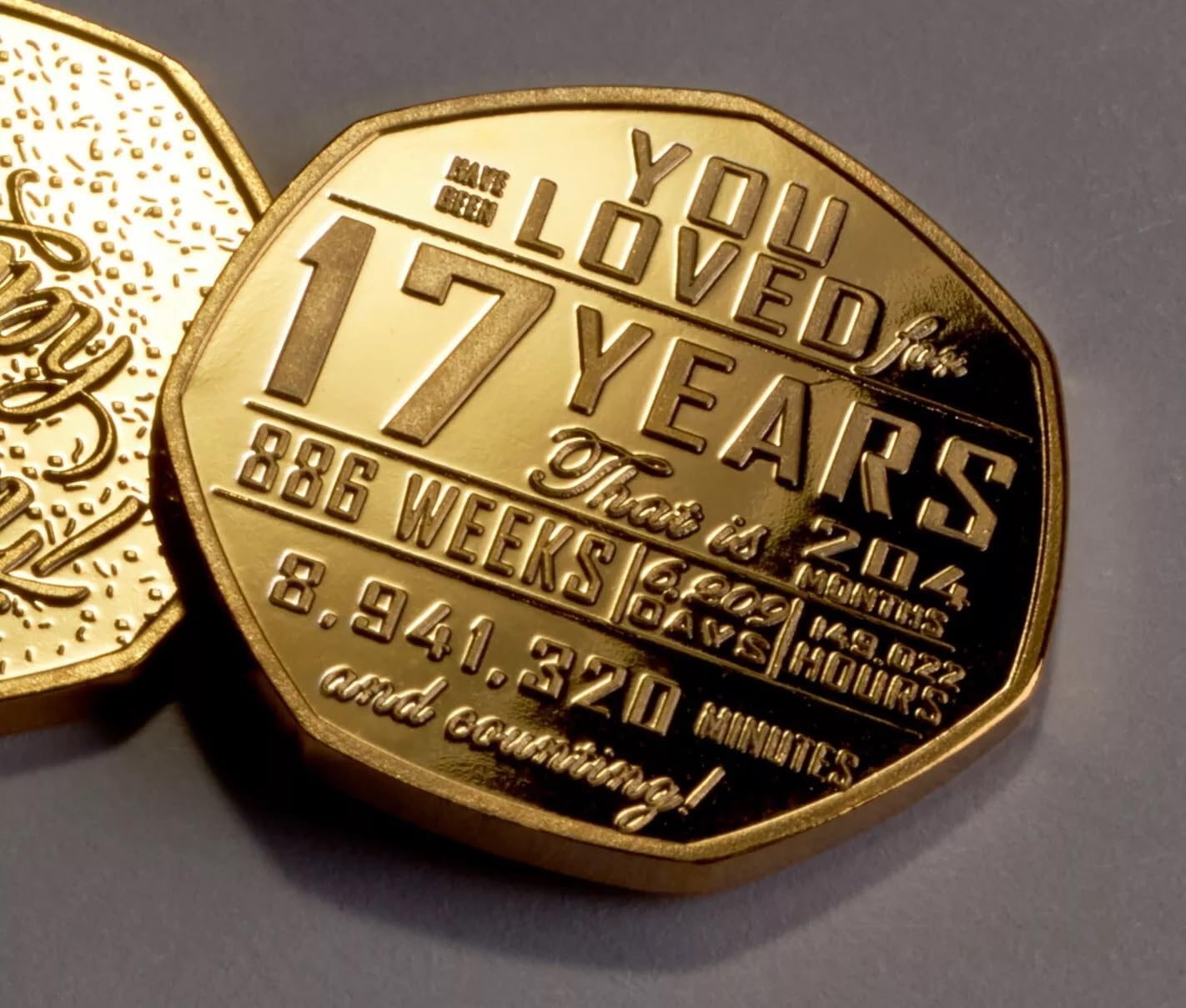 The Commemorative Coin Company Gold 17Th Birthday 24Ct Commemorative. Gift/Present. 17 Years Son/Daughter