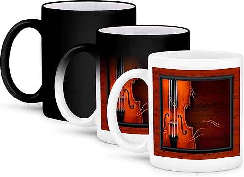 3dRose (mug_18390_3) Violín o violín - Taza transformadora mágica, 11 oz