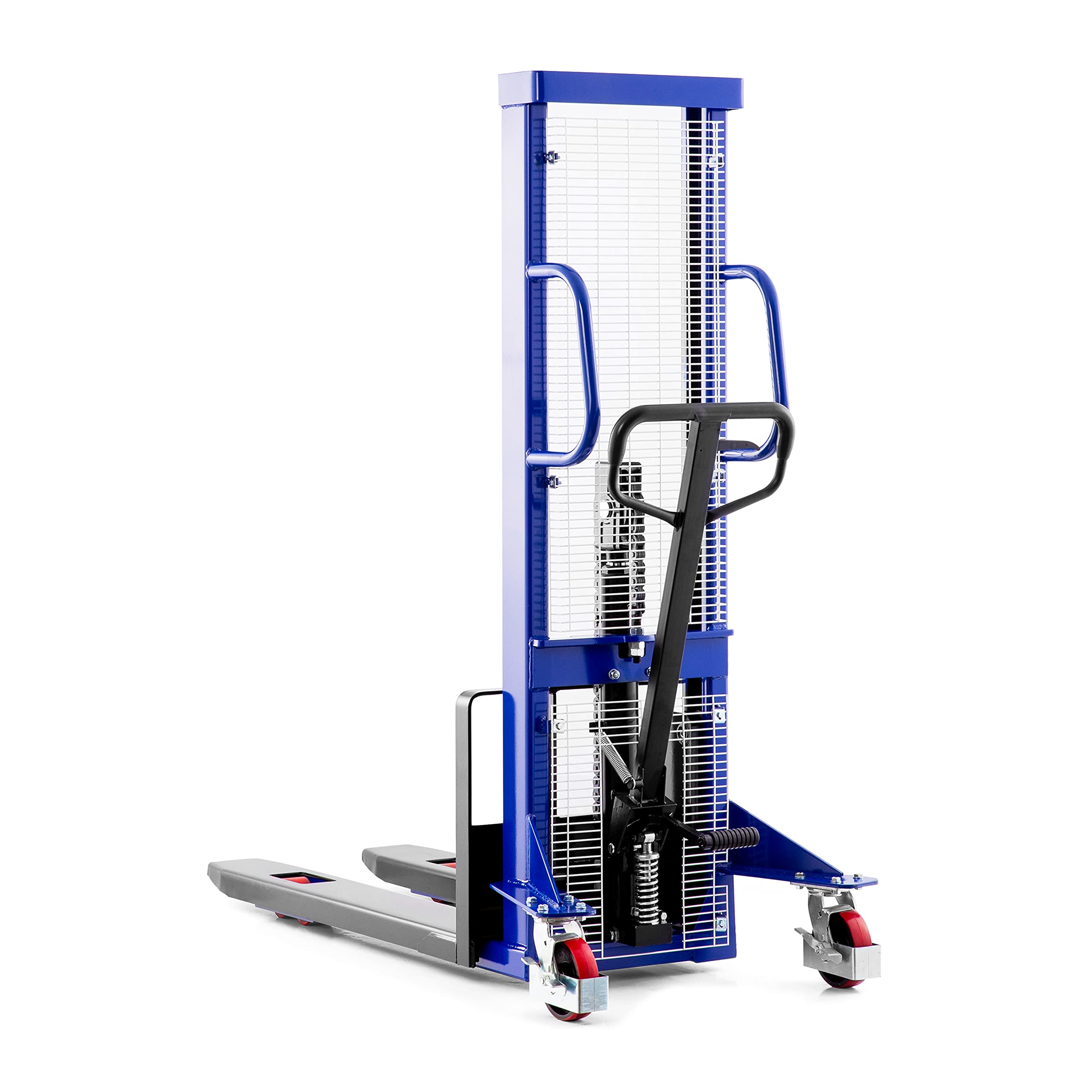 Pallit Carretilla elevadora hidráulica LIFT-S | Capacidad de elevación 1t/1000 kg | Altura 1,2m/1200 mm | poliuretano Neumáticos