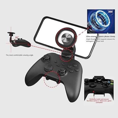 Miniatura 4 de Xbox Controller Phone Mount - Gaming Phone Holder,MagSafe phone mount Magnetic for Xbox One & Xbox Series XS Controllers