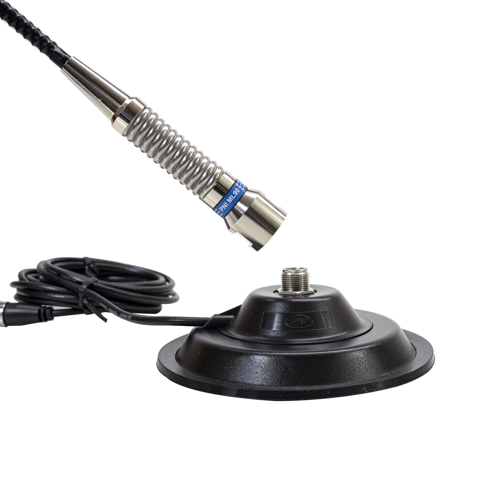 Antenna CB PNI ML90 26-30MHz, 75cm, 150W, con base magnetica 145cm inclusa