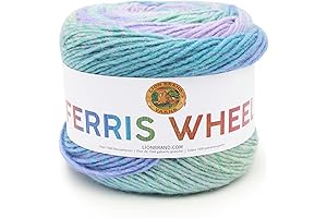 Lion Brand Yarn Ferris Wheel Yarn, Yarn Weight 3: Knit & Crochet...