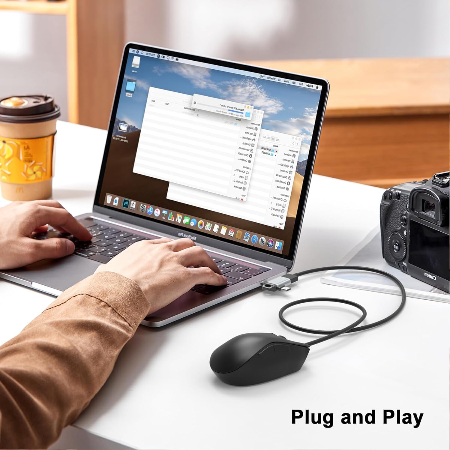 FEDUS ION 2-in-1 OTG Adapter: Type-C & 8-Pin iOS Connector to USB 3.0, 5Gbps High-Speed Data Sync, Connector for iPhone 17/16/15, Galaxy S26/S25/24, iPad, Mac, Pendrive, Mobile, Tablet, Laptop, PC 4