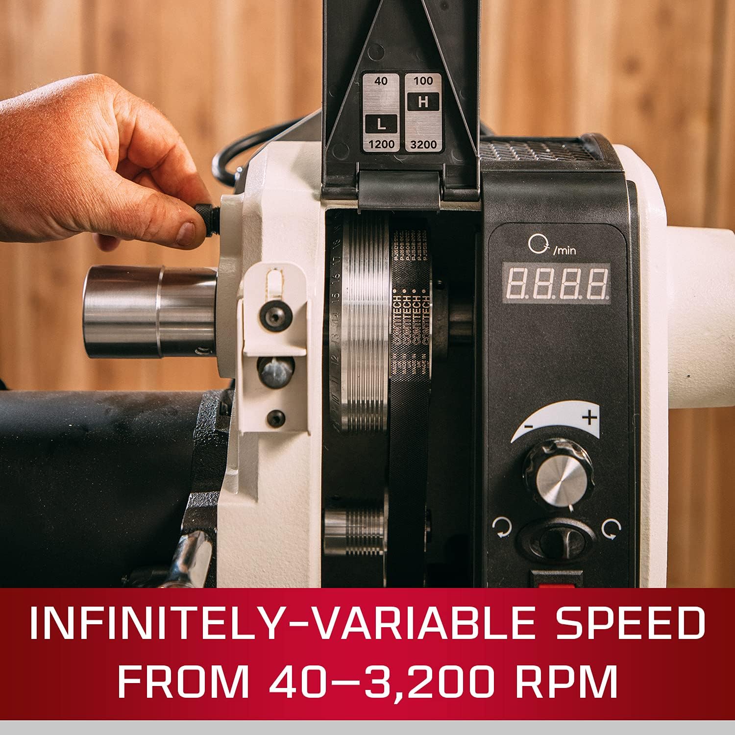 JET JWL-1640EVS, 16" x 40" Wood Lathe, Variable Speed, 1Ph 115V (719500) : Tools & Home Improvement