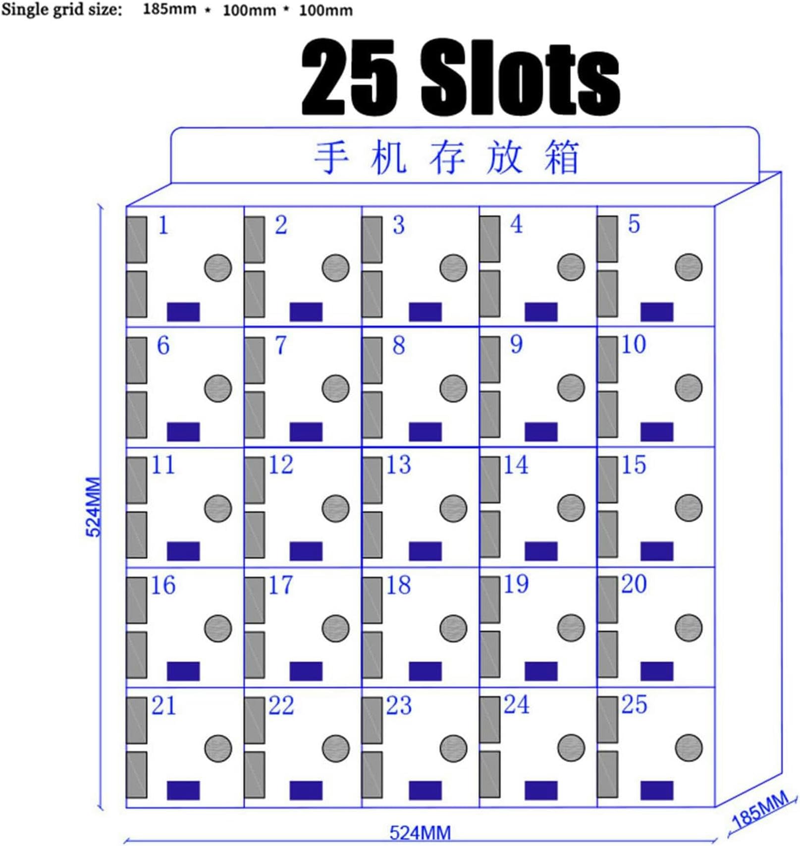 Mobile Phone Safe Deposit Box,Acrylic Phone Storage Cabinet,Clear Cell Phone Locker Box,Wall Cell Phone Organizer Storage Cabinet,for Classroom Factory Office
