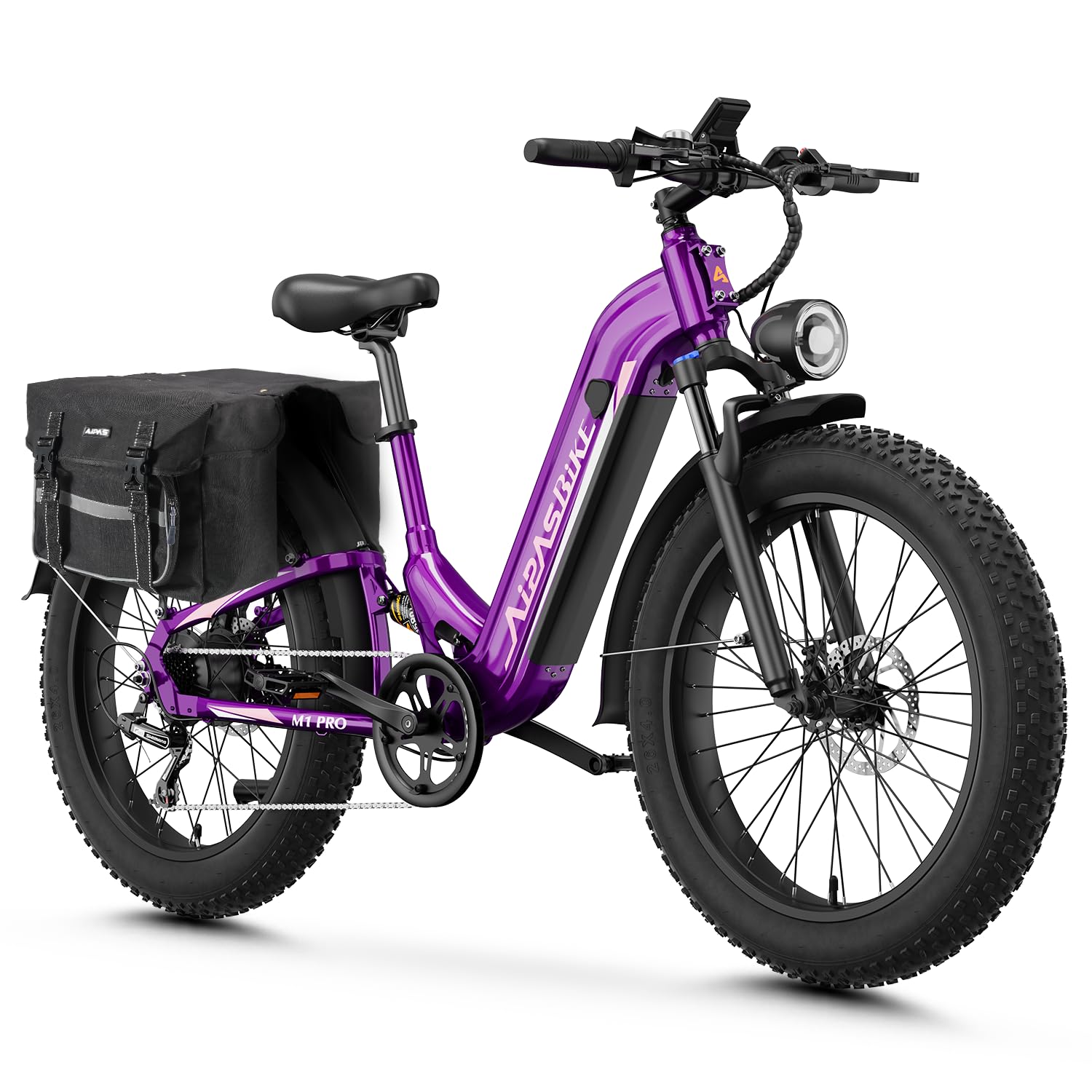 Aipas M1 Max/M2 Max Electric Bike for Adults, 26"x 4" Fat Tire Ebike