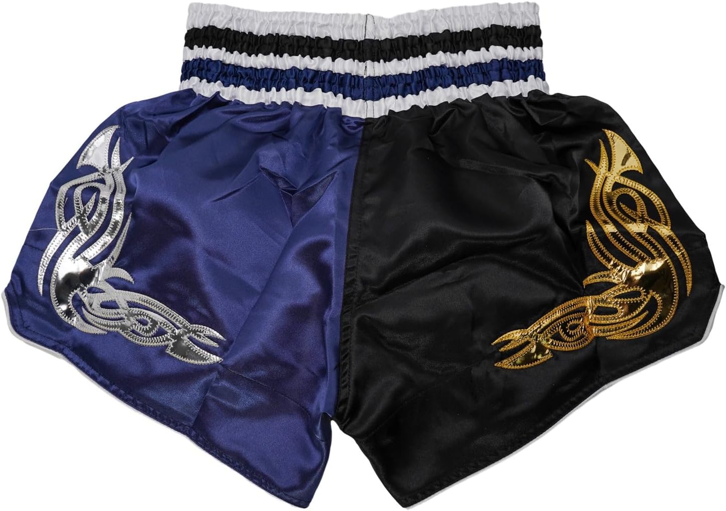 Anotherboxer Muay Thai Boxing Shorts for Men and Women, Breathable MMA Kickboxing Fight Shorts with Elastic Waist, Printed Martial Arts Training Shorts for Gym and Compe