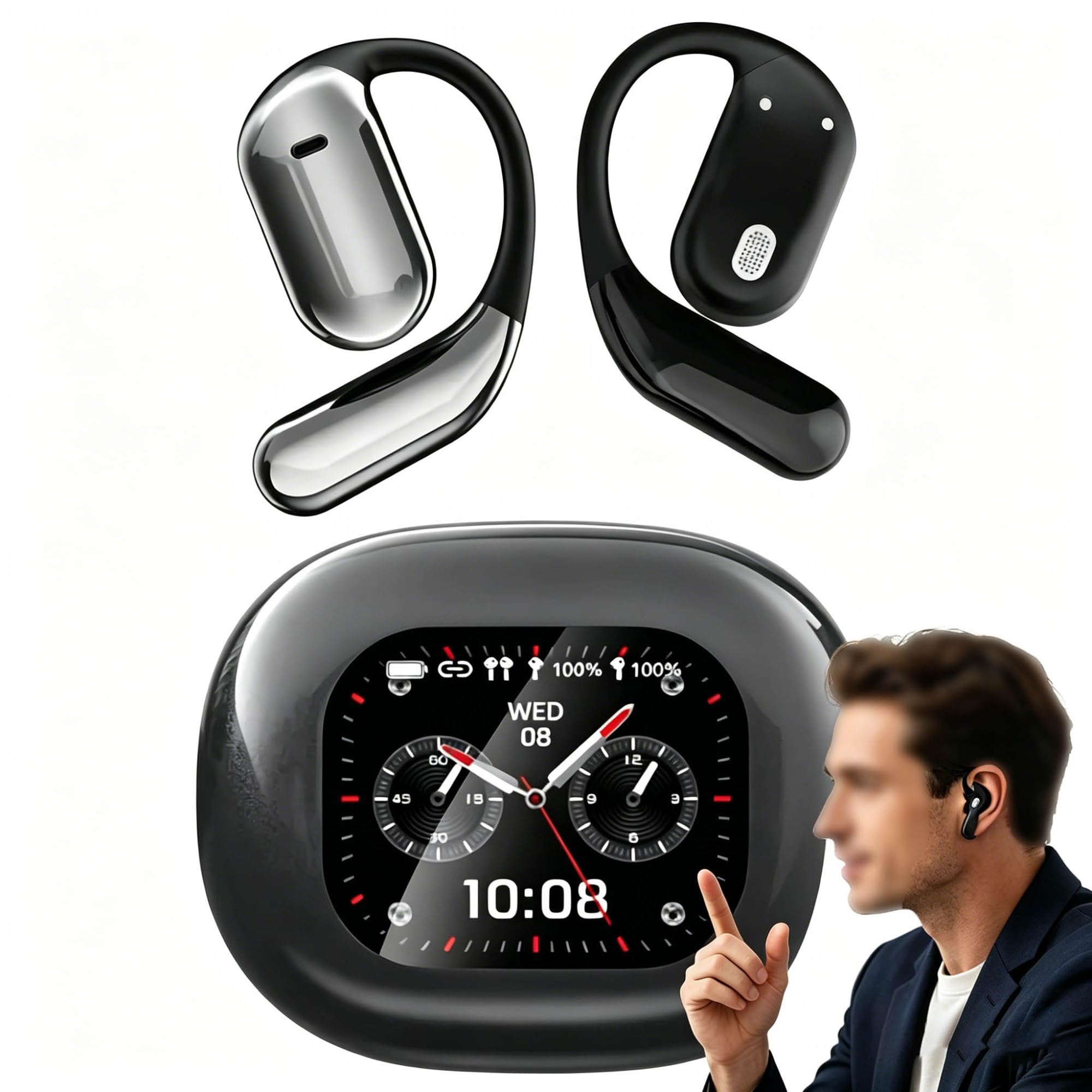 Écouteurs de traduction Bluetooth 5.4 finis les blocages de langue - 8