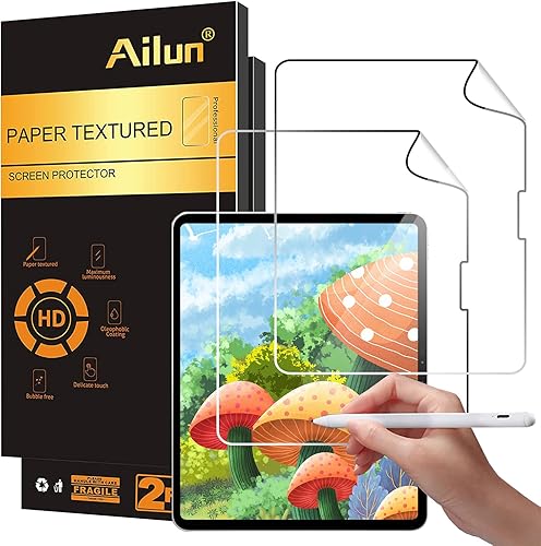 Vista 18 de Ailun Protector de pantalla con textura de papel para iPad Air 4/5 generación [10.9 pulgadas, 2022 5ª y 2020 4ª generación], iPad Pro de 11 pulgadas