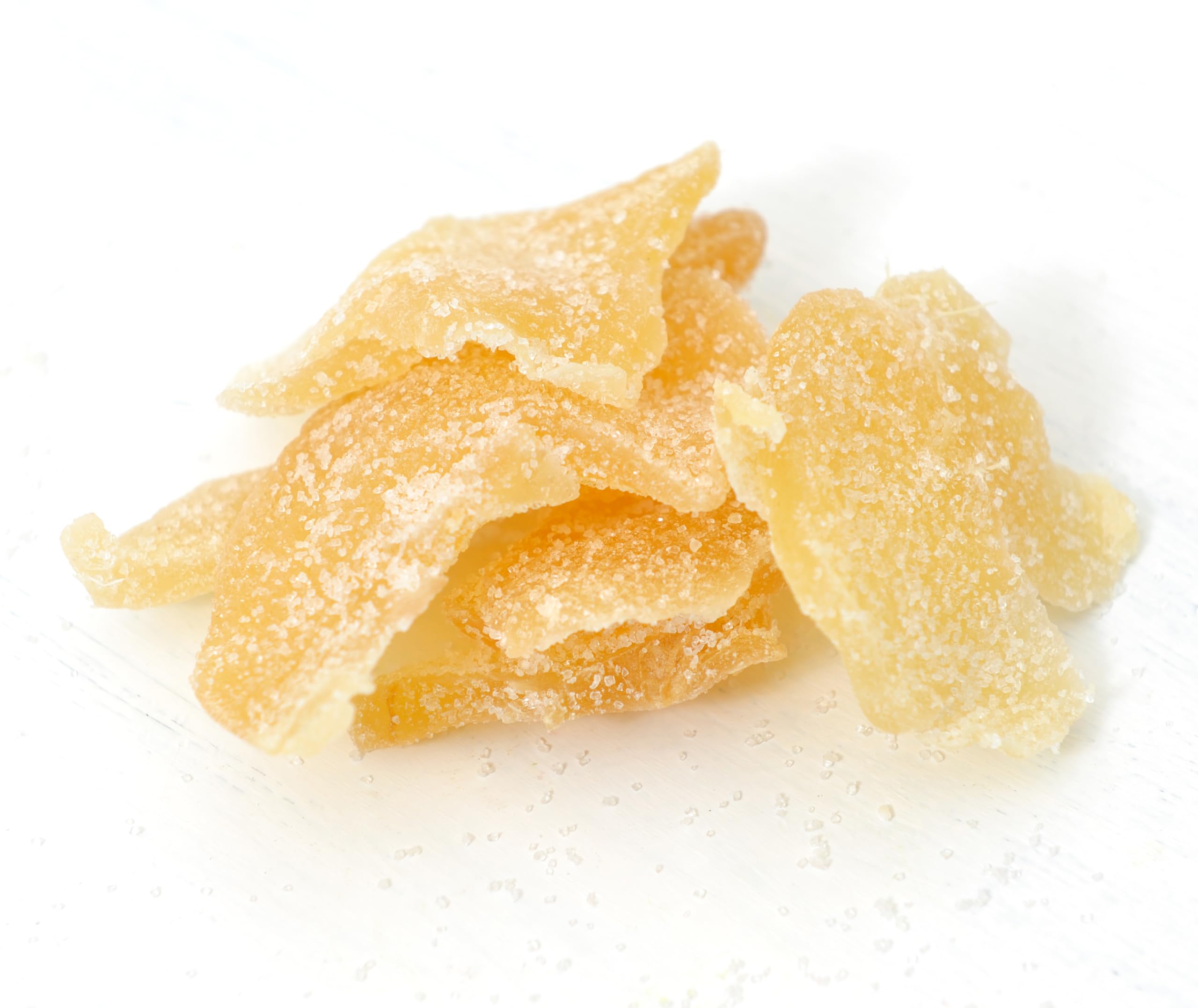 US Snacks - Dried Crystallized Ginger Slices in Resealable Bag | Candied Dried Ginger (2 Pound)