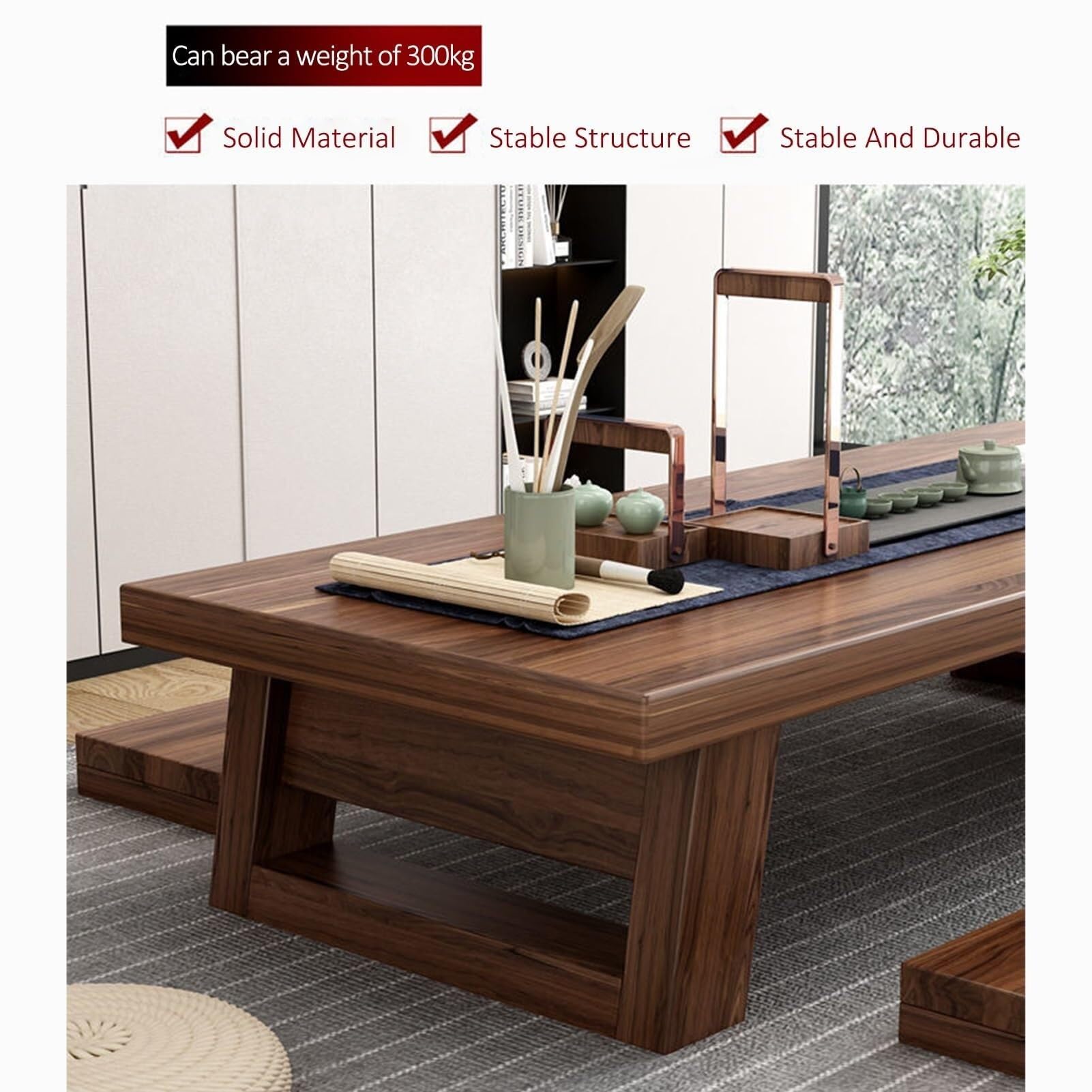 Amazon.com: CHEFFS Vintage Tea Table Low Table for Sitting On The