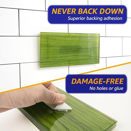 Miniatura 4 de Tiras de gancho y bucle con adhesivo de 1 x 3 pulgadas, 48 juegos, tiras adhesivas resistentes de doble cara para escuela, aula, oficina, uso