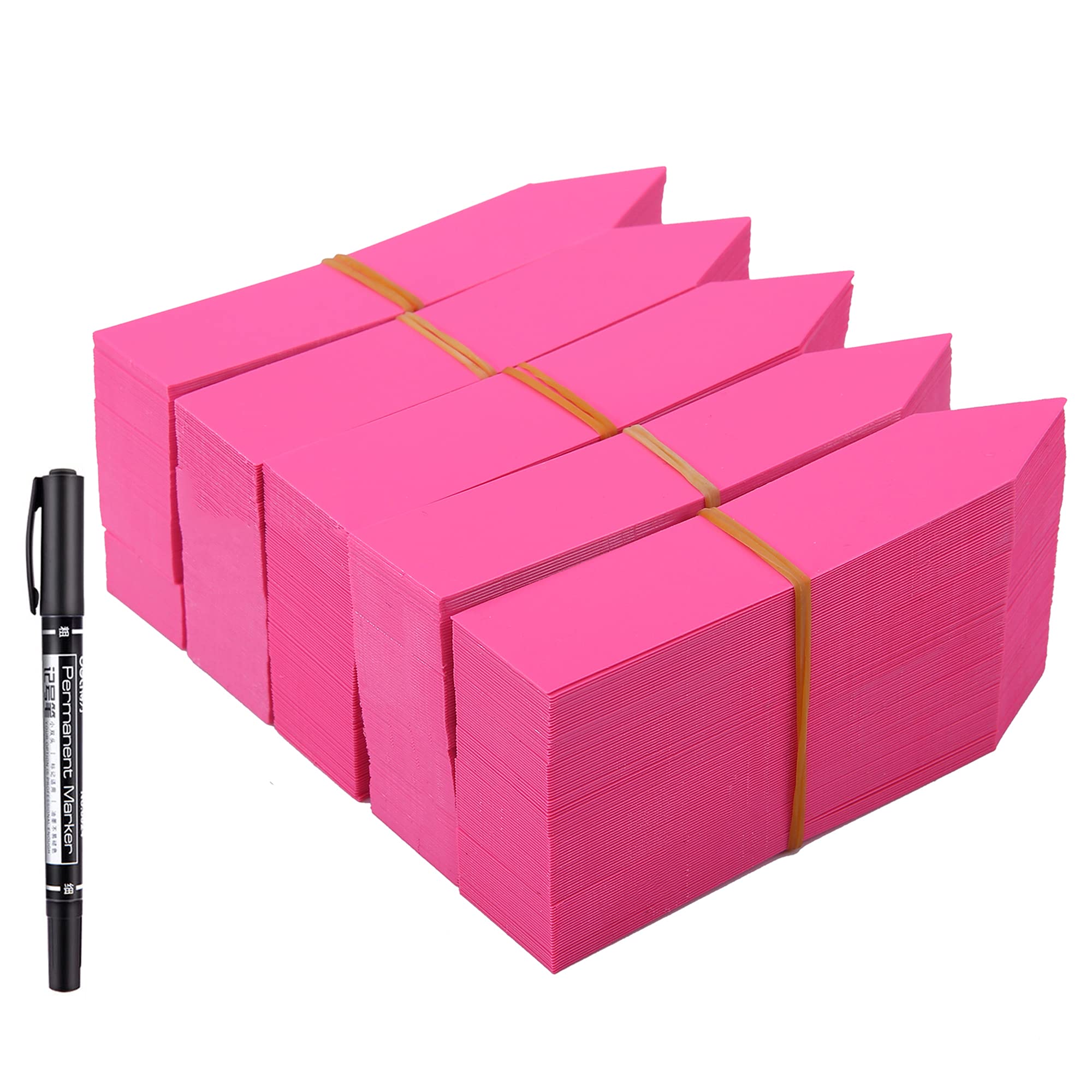 MIHEY 1000-Pack Pink Plant Labels