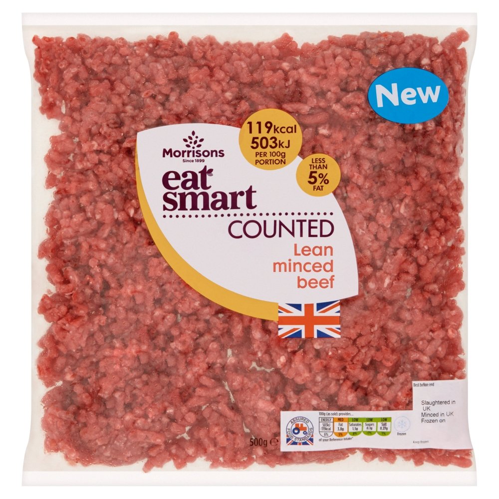Morrisons Minced Beef, 500g (Frozen)