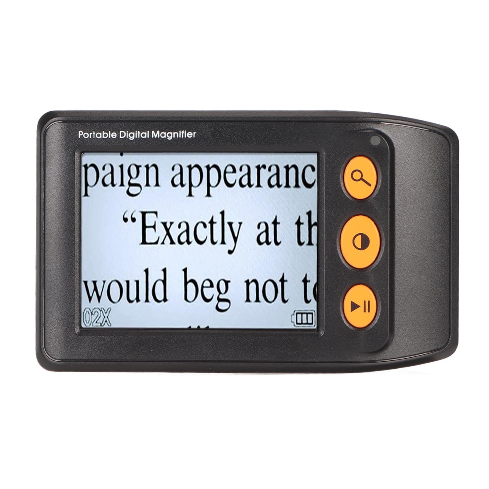 Lente D'Ingrandimento Digitale, Lente D'Ingrandimento Video Portatile Portatile con Ingrandimento 2X‑25X, Schermo LCD da 3,5 Pollici, Ausili di Lettura Elettronici con Uscita AV