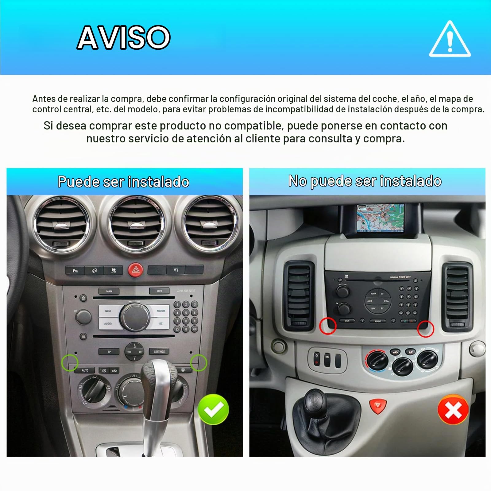 Radio de Coche Android para Opel Corsa D, Astra H, Zafira B, Meriva A/B, Vivaro, Combo, Tigra TwinTop, CarPlay Android Auto inalámbrico, GPS, DSP, WiFi, Plug & Play + Cámara Trasera