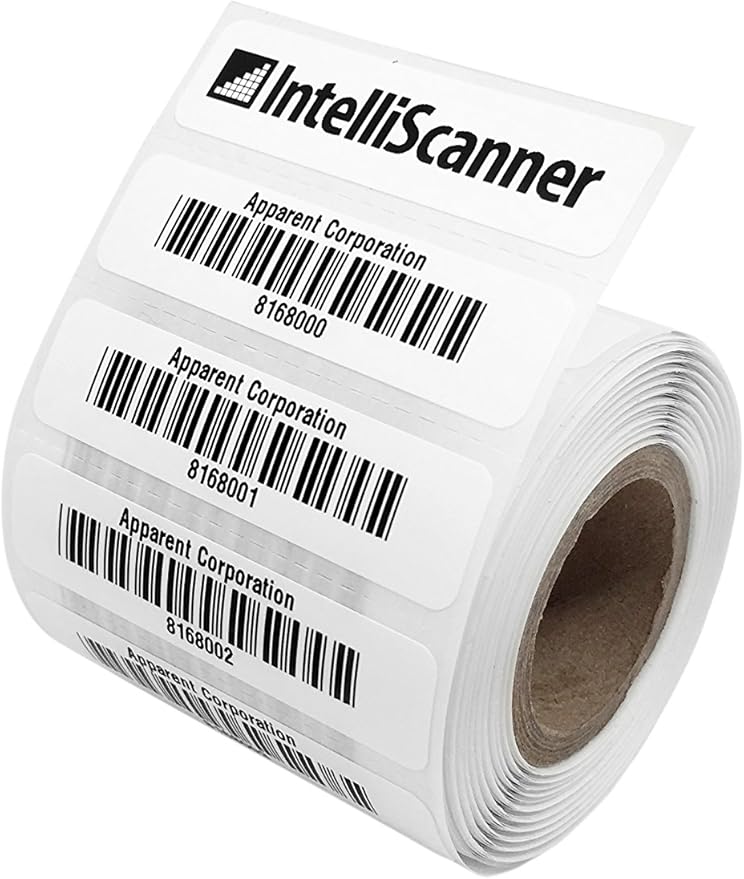Amazon.com : IntelliScanner Asset Tags (Roll of 500 ...