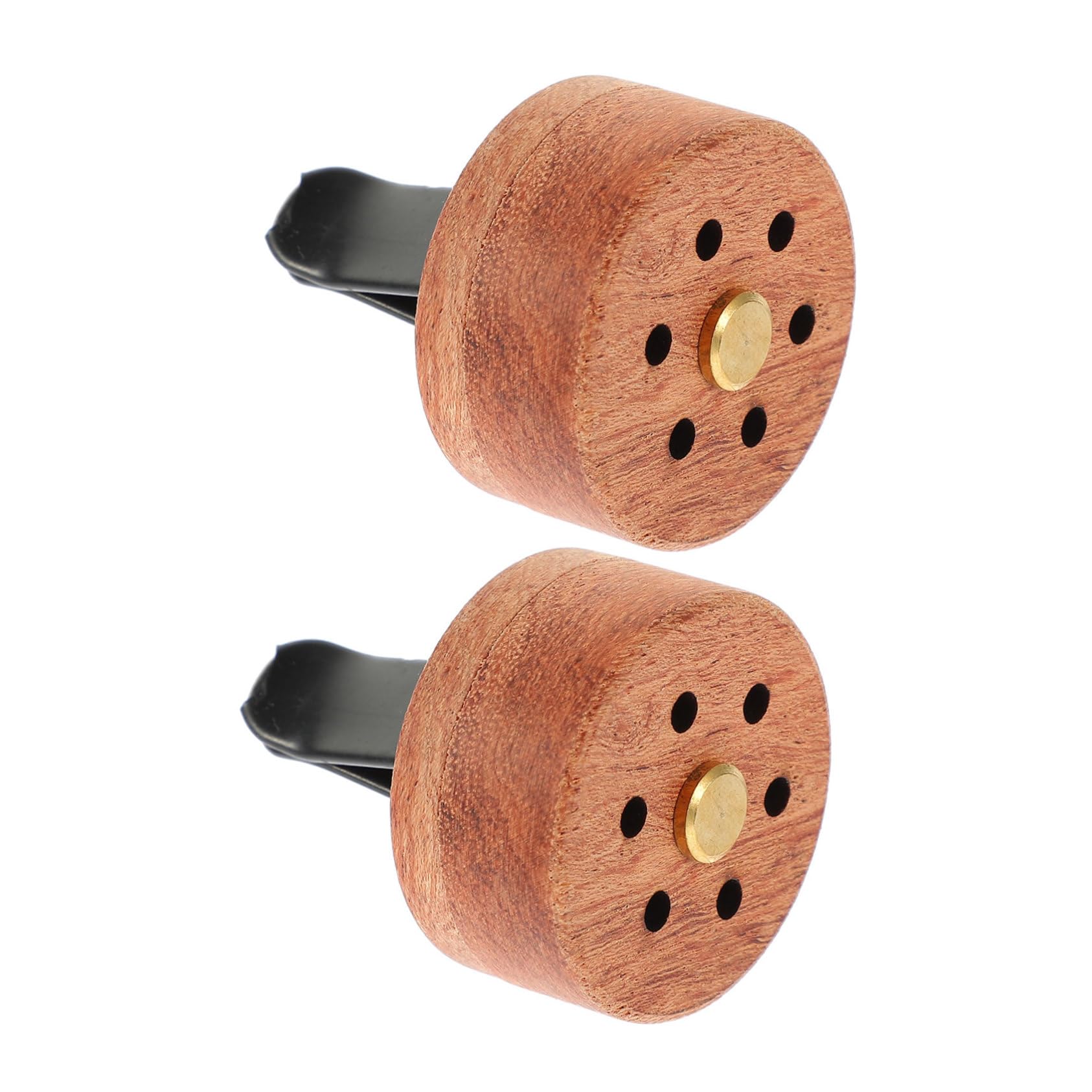 FRCOLOR Diffusore Di Oli Essenziali Diffusore Di Profumo in Legno Elegante 4 Set Per Interni Auto Ufficio 2 Pezzi*4