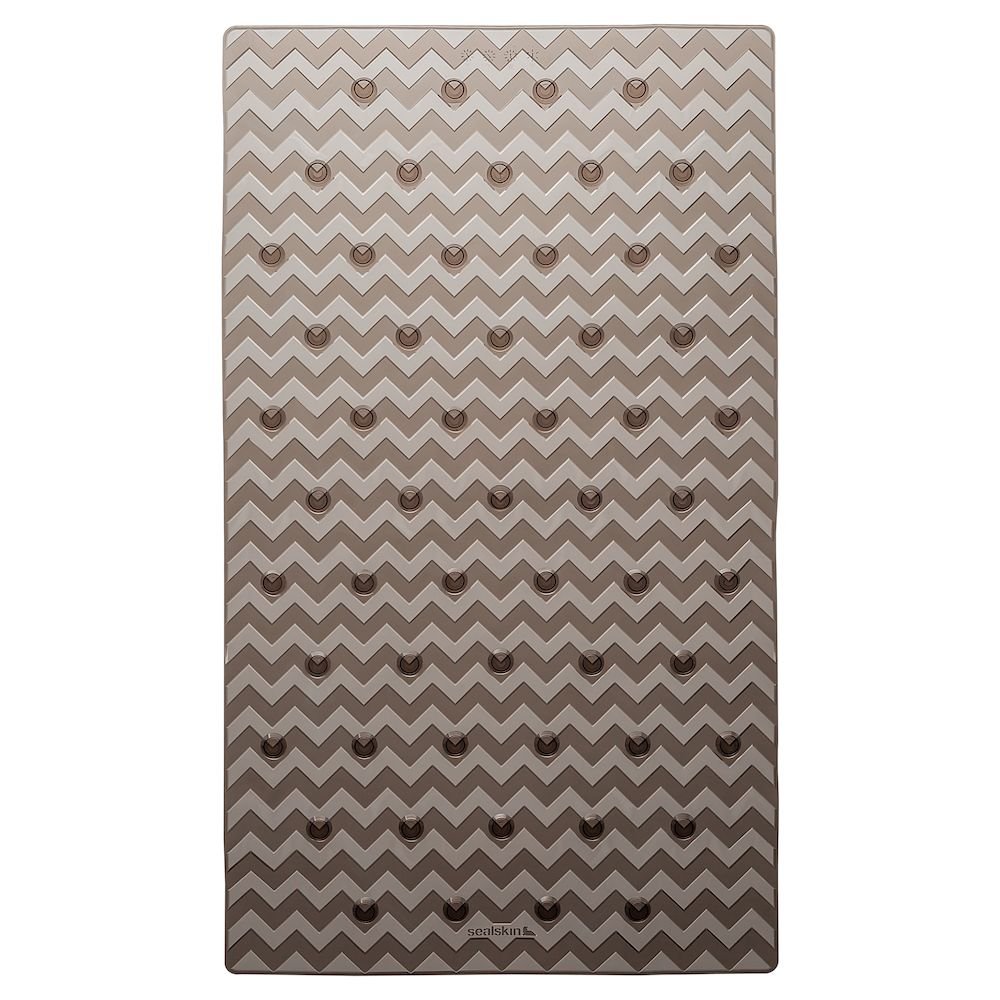 Sealskin Leisure Anti-Slip Mat, PVC, Grey, 40 x 0.3 x 70 cm