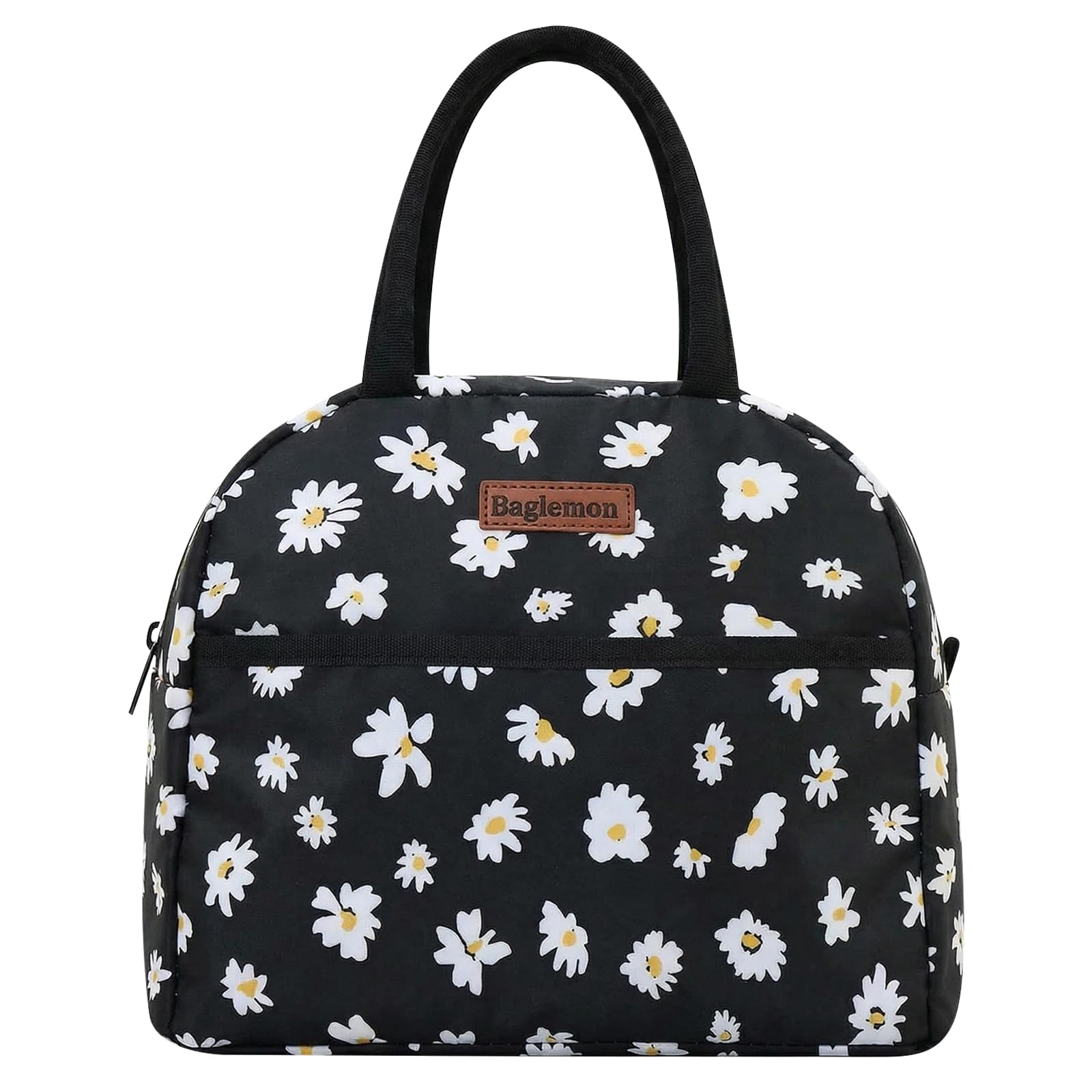 JSTHHTT Borsa Termica Porta Pranzo per Donna e Uomo, Borsa Frigo, Lunch Bag, Borsa Pranzo Portatile, Isolata, per Scuola Ufficio Lavoro Viaggio Picnic (Nero - 8.67L) - 2