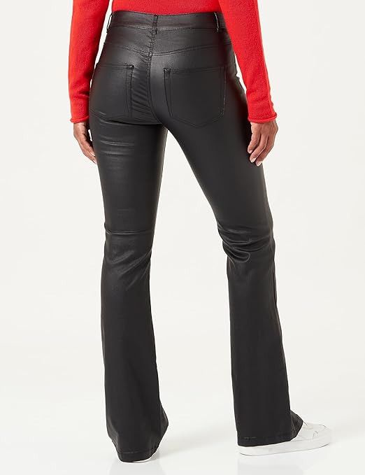 Vero Moda Tall Flared Broek 'KAMMA' in Zwart | ABOUT YOU