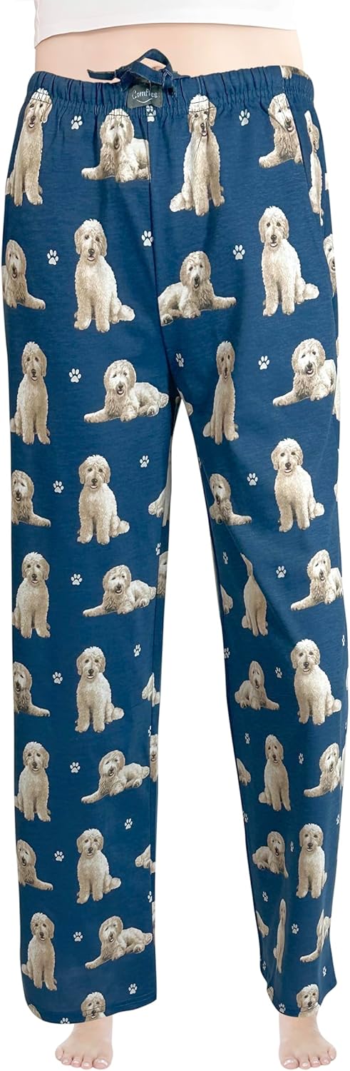 Pet Lover Pajama Pants – New Cotton Blend - All Season - Comfort Fit Lounge Pants for Women and Men - 27 Breeds Available