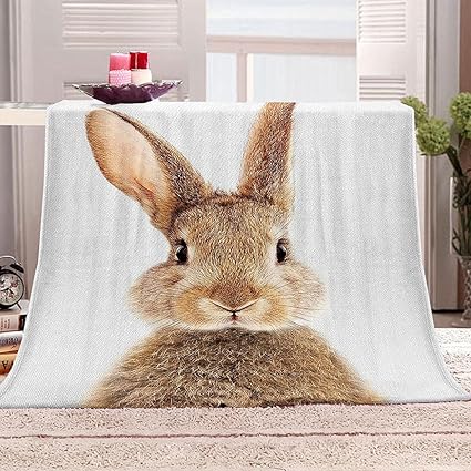 Amazon Ymxmyj 毛布 動物のウサギ フランネルブランケットは柔らかく ふわふわで 軽くて洗えるので オールシーズンに適しており 寝室 居間 キャンプなどに適しています 180x0 Cm ブランケット 毛布 オンライン通販