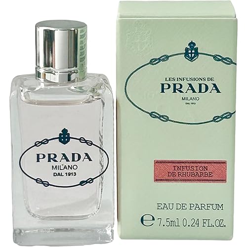 Prada Infusion De Rhubarbe Women Perfume EDP Splash on Dabber MINI/SMALL/TRAVEL SIZE 7.5 ml / 0.24 Fl Oz (3407)