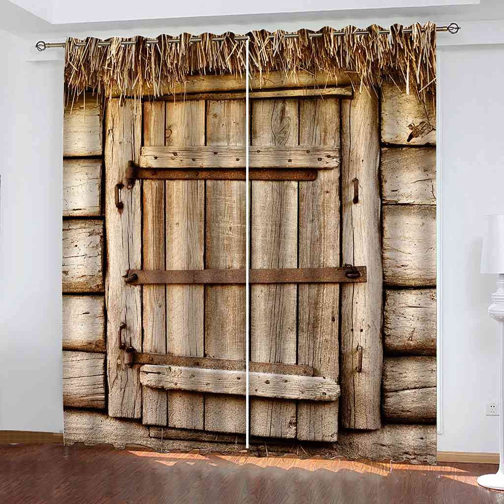 Rideau salon occultant style cabane pour sublimer la décoration de la chambre d'enfants