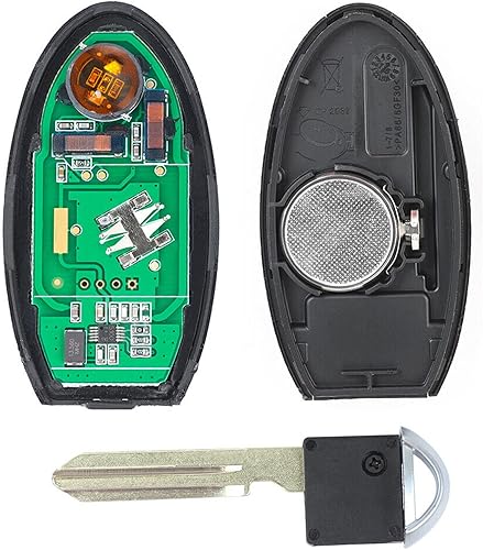 Miniatura 7 de Llave remota de repuesto de entrada sin llave para Nissan Murano 2005 2006 2007 (FCC: KBRTN001 P/N: 285E3-CB80D) 3 botones