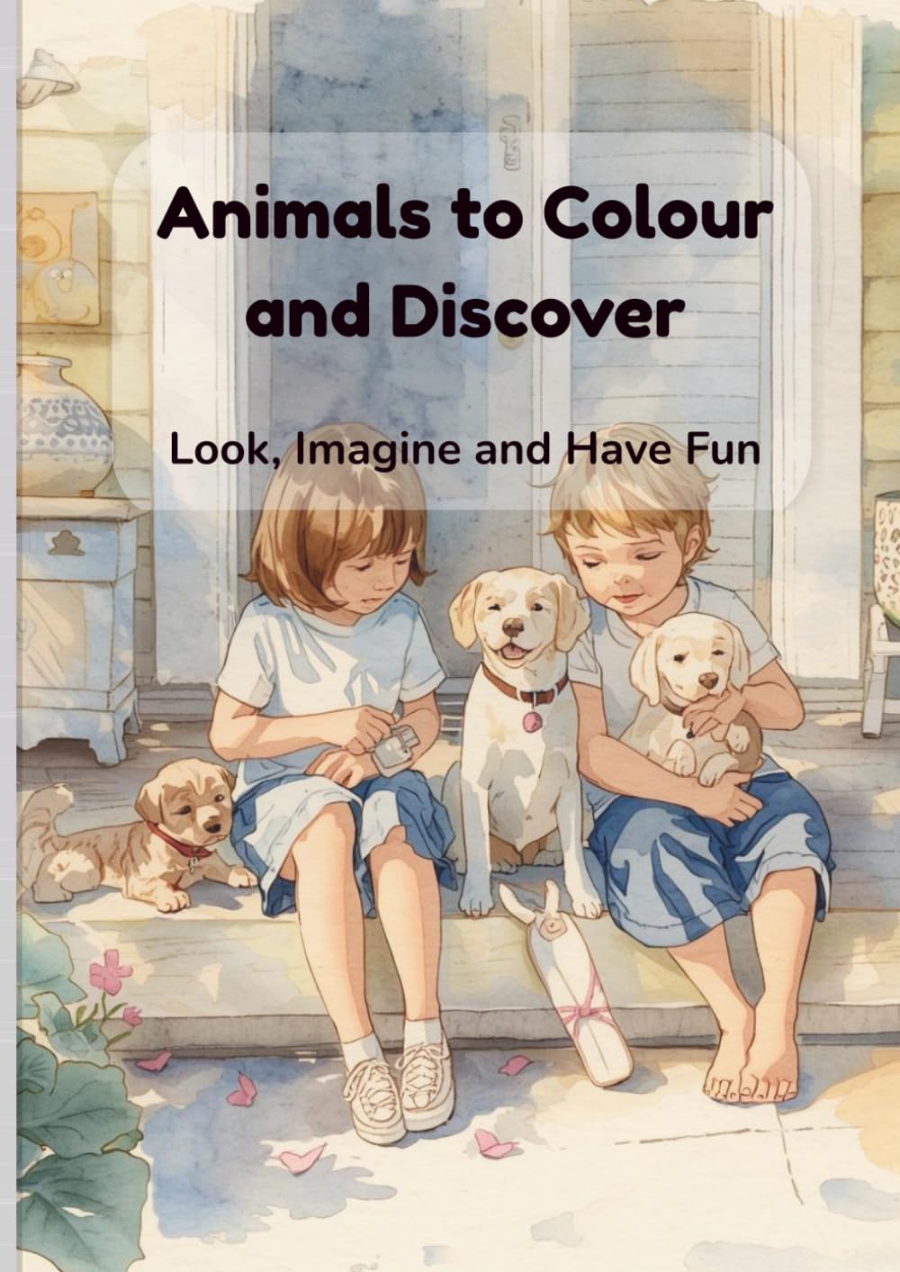 Animals to colour and discover: Look, Imagine and Have Fun