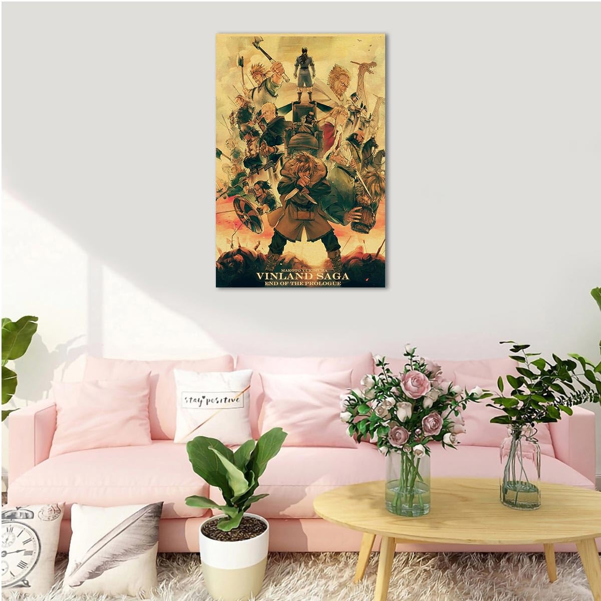Affiche Sur Toile Vinland Saga - Décoration Murale Anime 30x45 Cm, Style Sans Cadre Pour Chambre Et Bureau