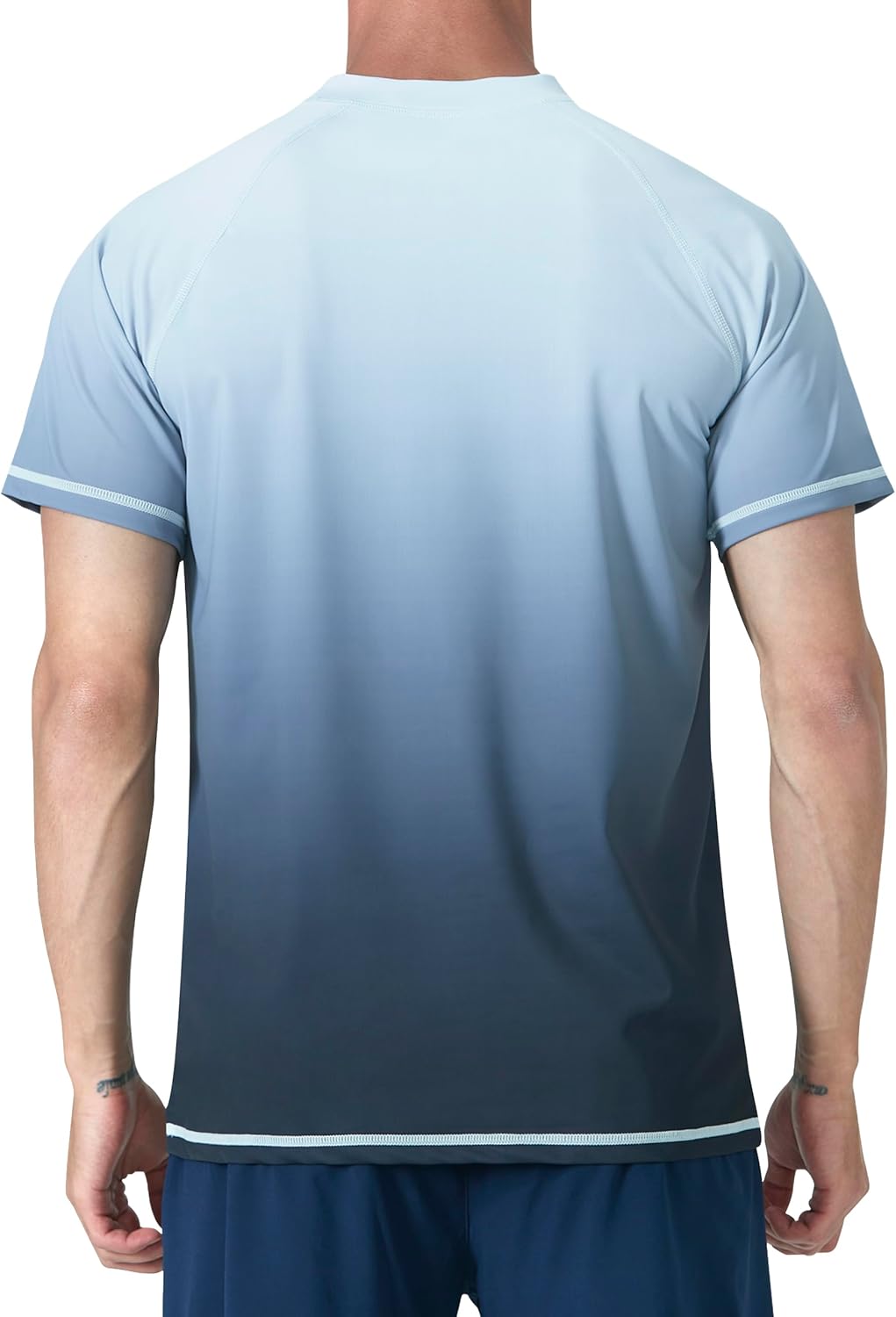 Men's Swim Shirts Rash Guard UPF 50+ UV Sun Protection T-Shirt Quick Dry Fishing Beach T Shirts - Image 3