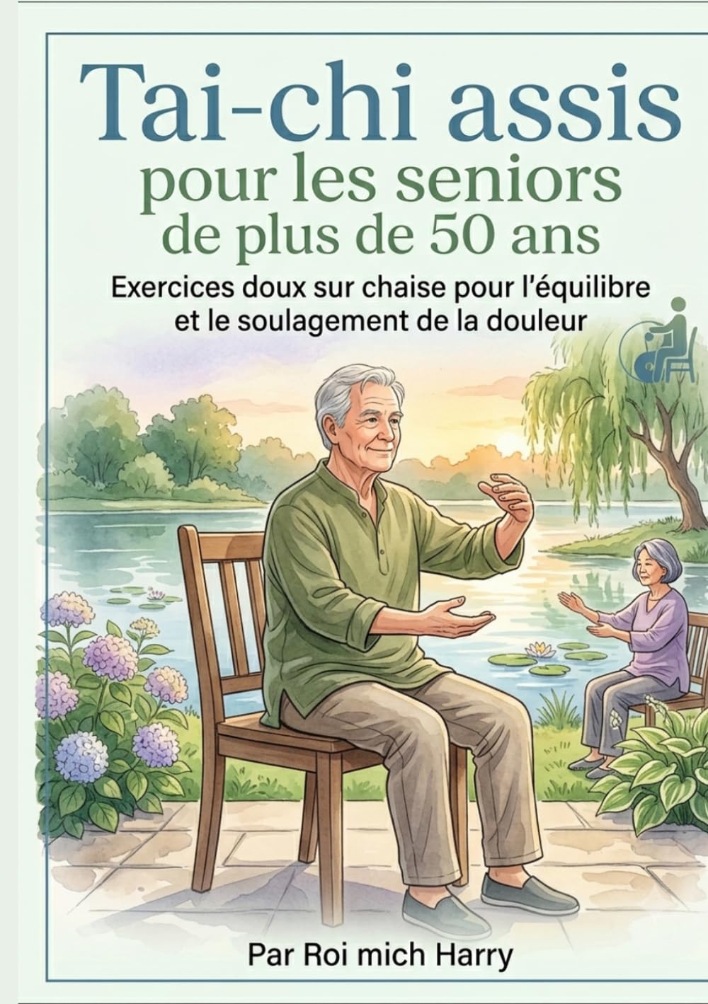 Tai-chi assis pour les seniors de plus de 50 ans: Exercices doux sur chaise pour l'équilibre et le soulagement de la douleur