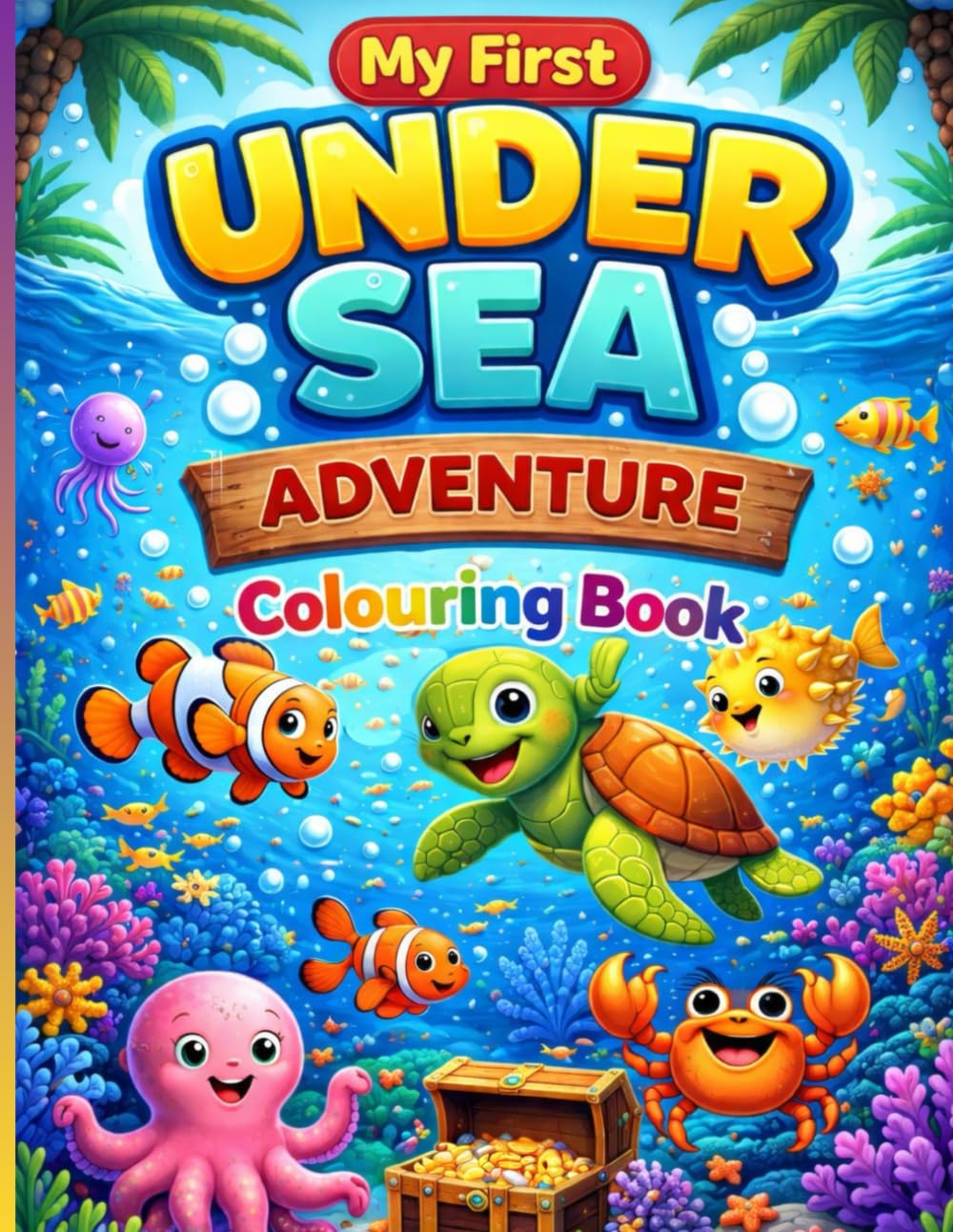 My First Coloring Fun: Under Sea Adventure for Toddlers Ages 2–4
