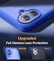 Vista 646 de Diaclara - Funda diseñada para iPhone 15 Plus de 6.7 pulgadas, transparente, cuerpo completo, con protector de pantalla, resistente de protección