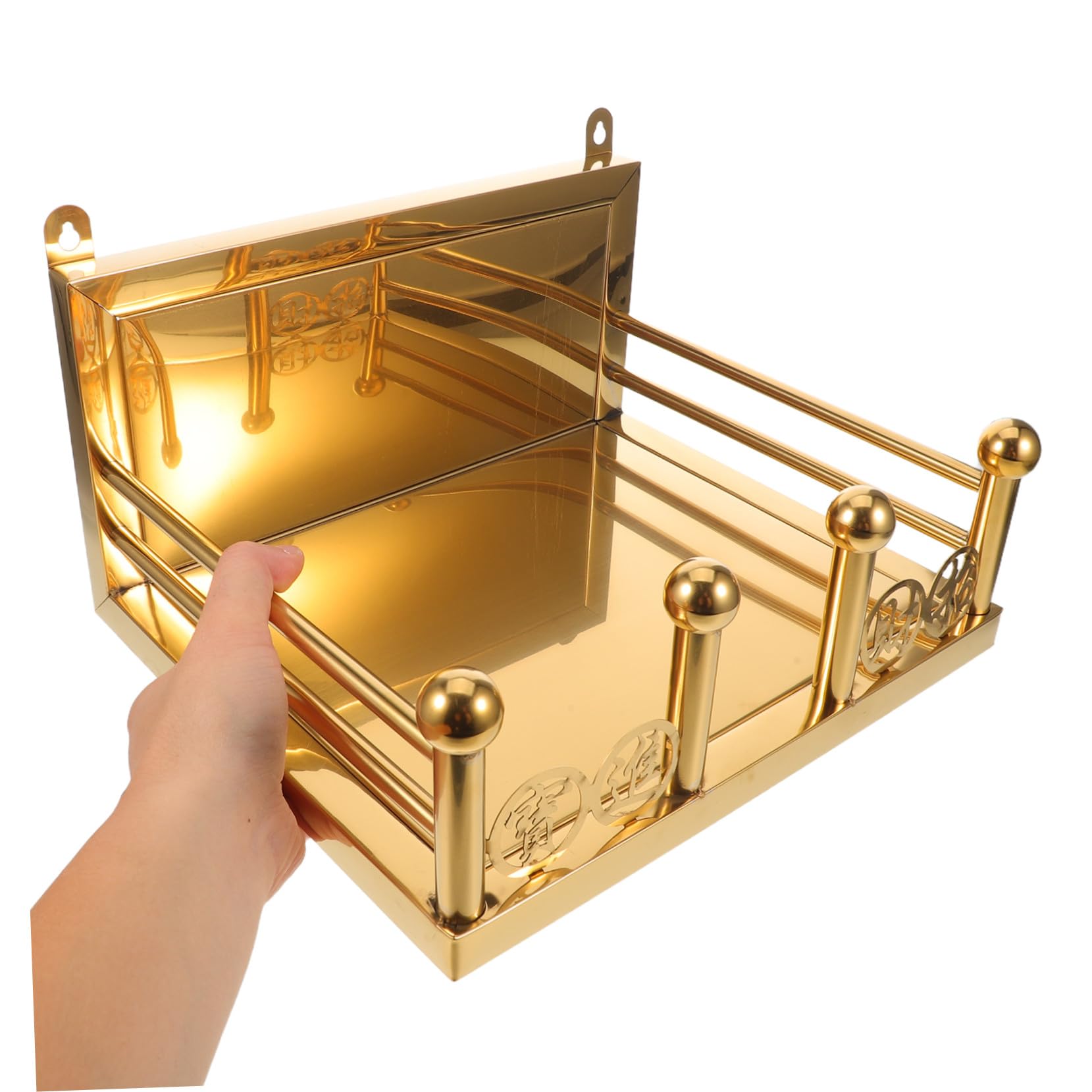 Amosfun Soporte para Incienso Guan Gong Estatua Soporte para Varilla De Incienso Estatua De Guan Gong Estante