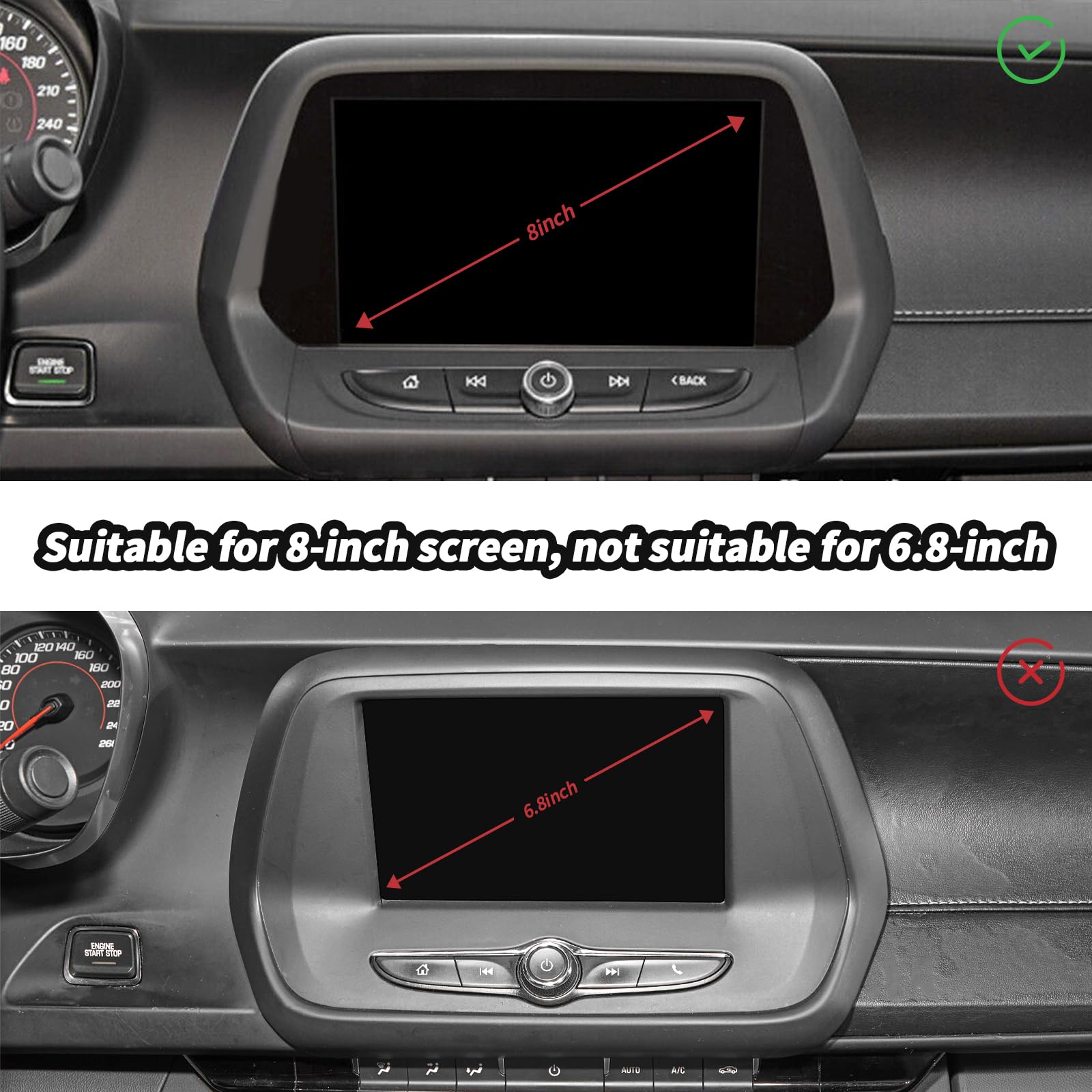 Amazon.com: JeCar Interior Trim Kit Fit for 2017-2022 Chevrolet