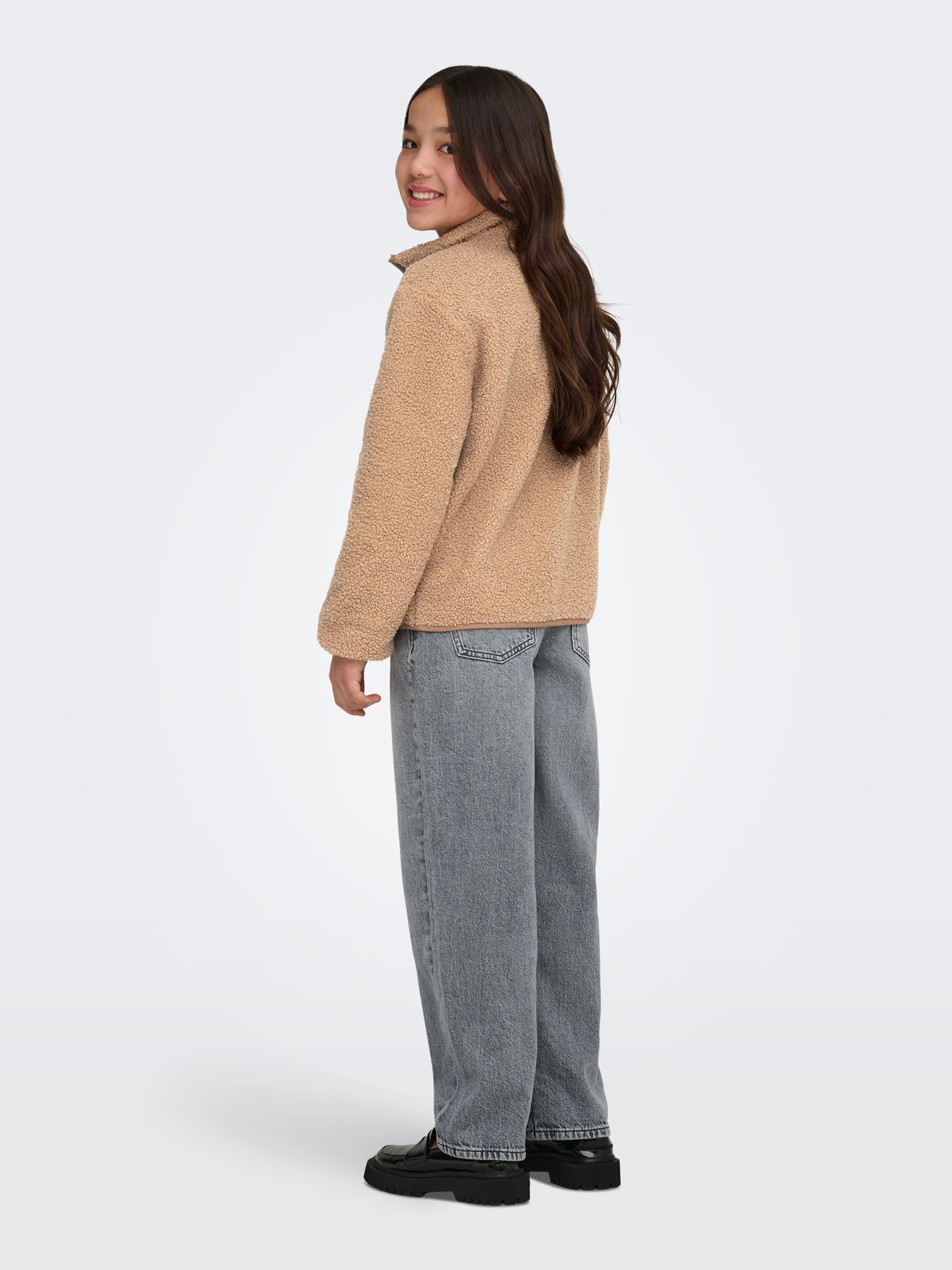 ONLY Girl Teddyfell Mantel KOGEVA Teddyfell Mantel