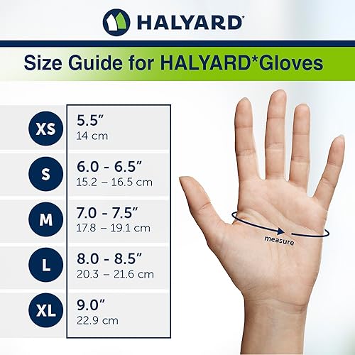 Miniatura 5 de HALYARD Sterling SG - Guantes de examen sin polvo de nitrilo desechables, 3.7 mil, 9.5 pulgadas, gris, mediano, 41659 (caja de 250)