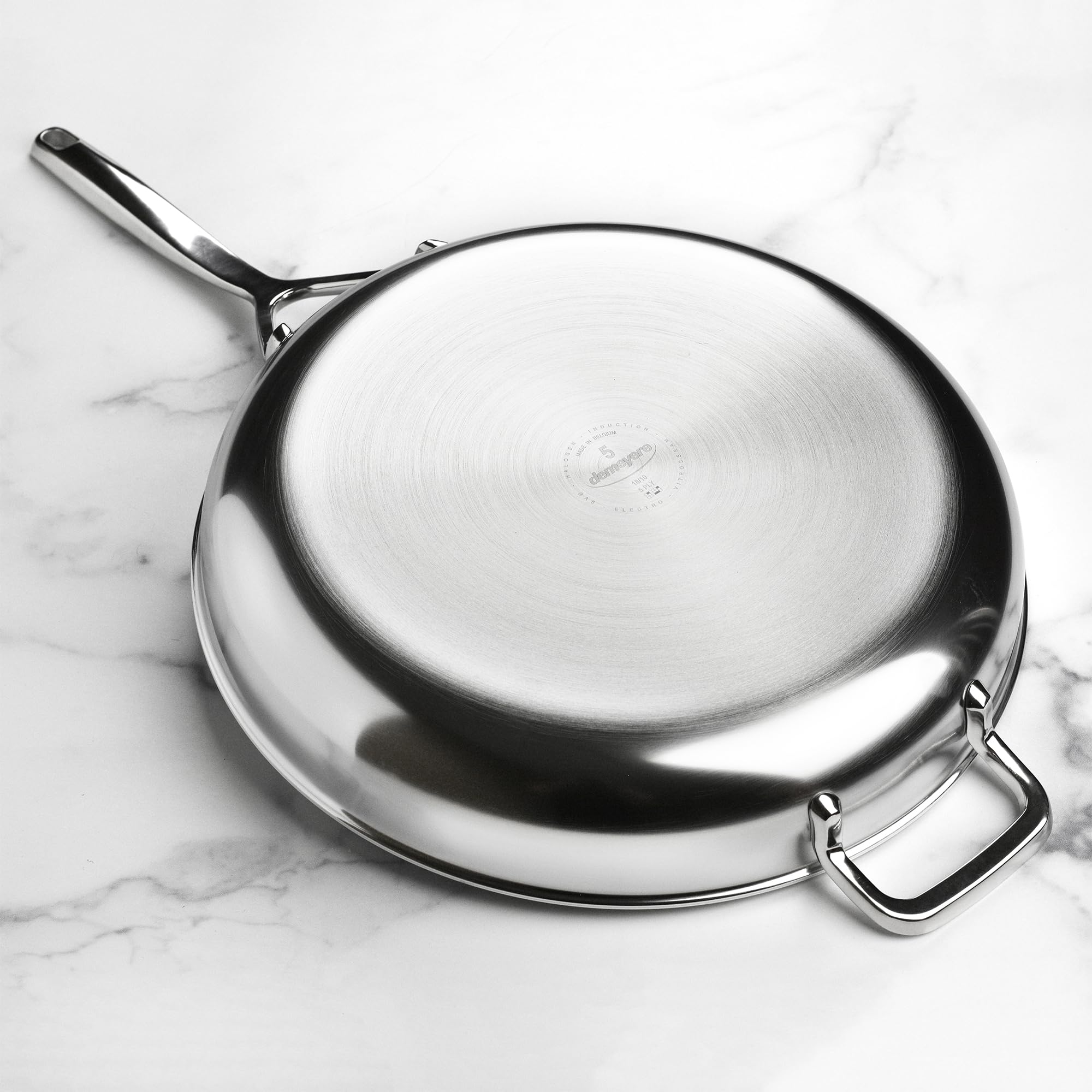 Amazon.com: Demeyere 5-Plus 12.5-inch Stainless Steel Fry Pan with