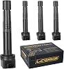Ignition Coil Packs of 4 Fits for 2.4 Honda Accord CRV CR V Civic SI Crosstour 2008 2009 2010 2011 2012 2013 2014 2015 2.4L L4 Coils Replaces UF602 C1662