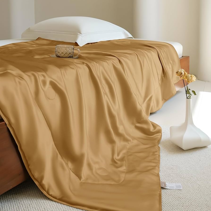 シルクひざ掛け SilkFill 洗えるシルクひざ掛け 約100×70cm アイボリー 絹100